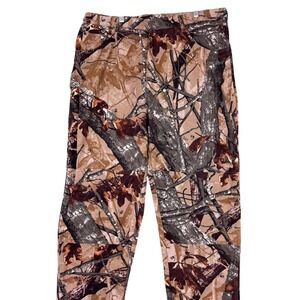 Wrangler Double Knee Jeans Mens 40x32 Brown Camo Straight Hunting Pants 97GR1FS
